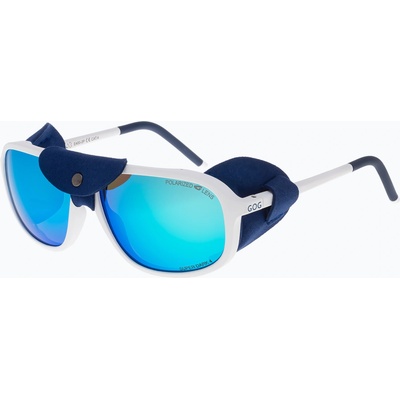 GOG EYEWEAR Слънчеви очила GOG Everest матово бяло/нави синьо