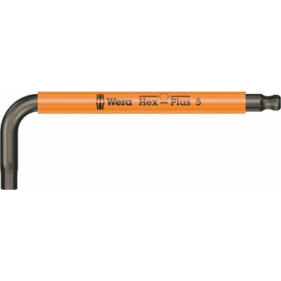 Wera Uhlový kľúč Hex s guľovým prvkom 5,0 mm 05022674001