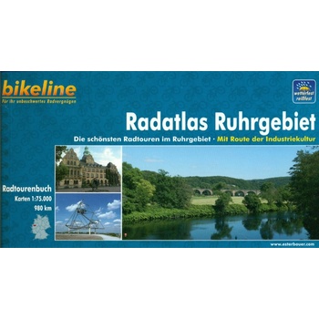 cykloatlas Ruhrgebiet 1:75 t. německy