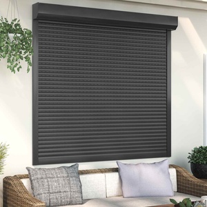 vidaXL Ролетна щора Антрацит 160 x 150 cm Алуминий и полиреутан (42047074)