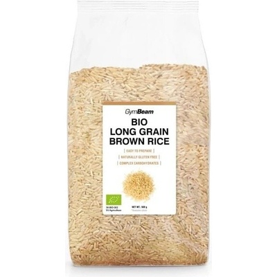 GymBeam Bio rýže dlouhozrnná natural 0,5 kg