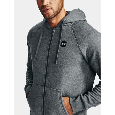 Under Armour Rival fleece FZ Hoodie šedá