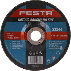 FESTA Шлайфовъчен диск за метал 150x6.4x22.2 мм 22244.01 (22244.01)