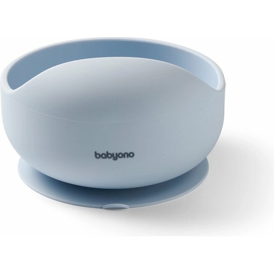 Babyono 1481-01-BO Miska silikónová s prísavkou blue 6m+