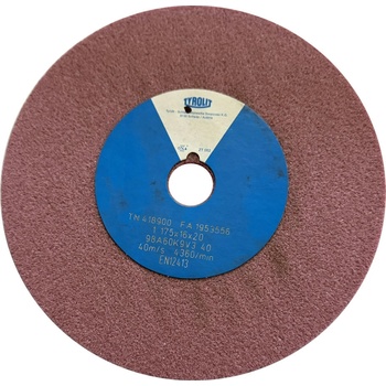 Tyrolit Brusný kotouč plochý 175 x 16 x 20 mm 98A60K9V40 T418900