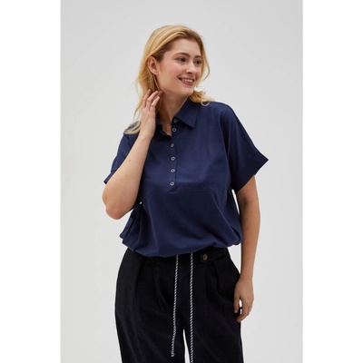 Moodo Тъмно синя дамска риза Moodo Moodo | Sin | ЖЕНИ | XS