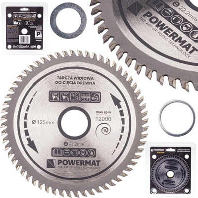 Pilový kotouč na dřevo 125mm 60T 22.2mm 41831