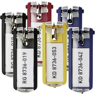 Prívesok na kľúče Durable vešiak na kľúče 194927 Key Clip viacfarebná N/A 24 ks