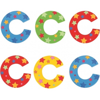 Bigjigs Toys hviezdičkové písmenko C