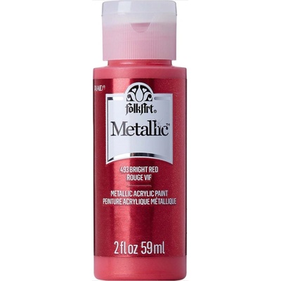 FolkArt metallic acrylic paint 59 ml metallic bright red – Hledejceny.cz