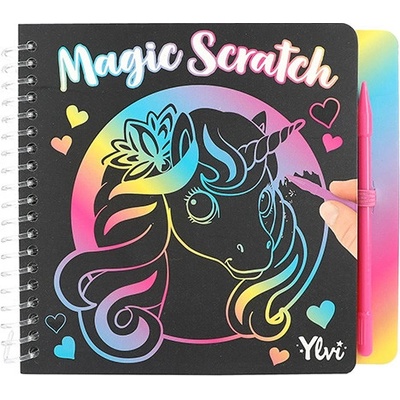Ylvi magic Scratch bloček s dúhovým podkladom