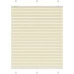 vidaXL Плисирана щора Cream 105x100 cm Ширина на плата 104, 4 cm (4015280)