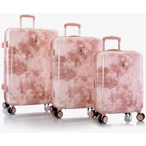 HEYS Комплект от три щампосани пътнически куфара Heys Tie-Dye S, M, L Heys | Rozov | ЖЕНИ | ЕДИН РАЗМЕР