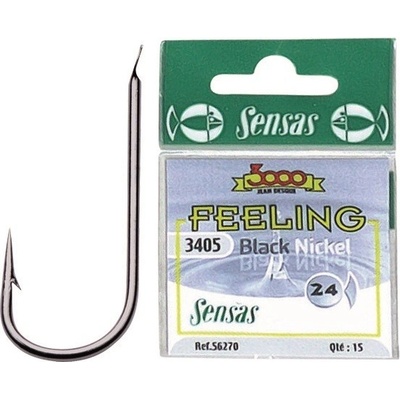 Sensas Feeling 3405 Black veľ.20 15 ks
