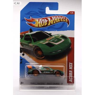 Auto Hot Wheels Acura NSX černé 1:64