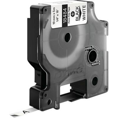 DYMO IND RHINO 18765 polyester Barva pásky: bílá Barva písma:černá 19 mm 5.5 m