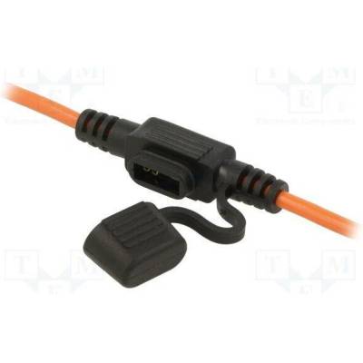 OPTIFUSE LPM-01B-12OR Zásuvka; 11mm; 30A; Výv: vodiče; 58V; Barva vodiče: oranžová