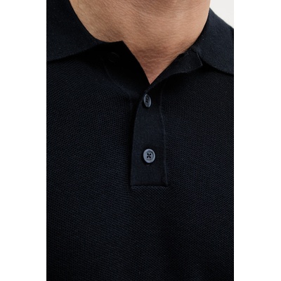 Hackett London тениска с яка мъжка с памук (HM7000186)