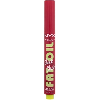 NYX Cosmetics Fat Oil Slick Click хидратиращ пигментиран балсам за устни 2 g