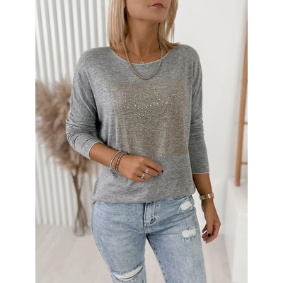 Fashionweek dámska blúzka ležérneho strihu UB-ELBA Khaki