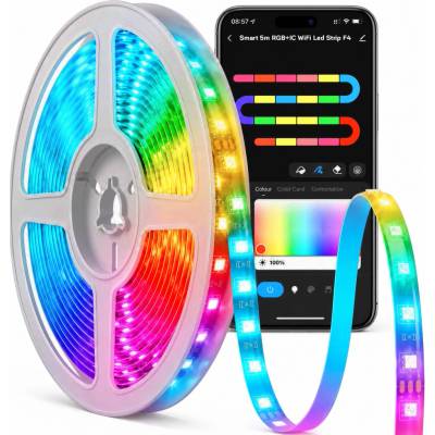Smart RGB LED pás Gosund SL2, 12V/1A, 5m balenie, IP20, aplikácia Smart Life (Tuya App)