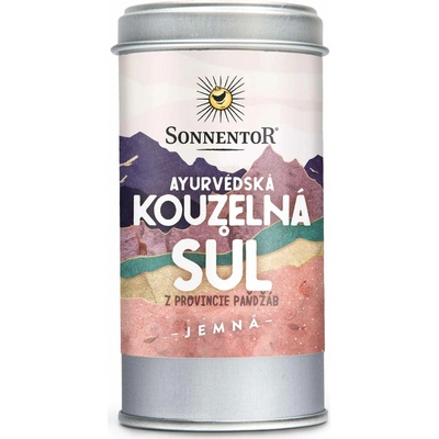 Sonnentor Bio Ayurvédská kouzelná sůl jemná konv. - dóza malá 120g