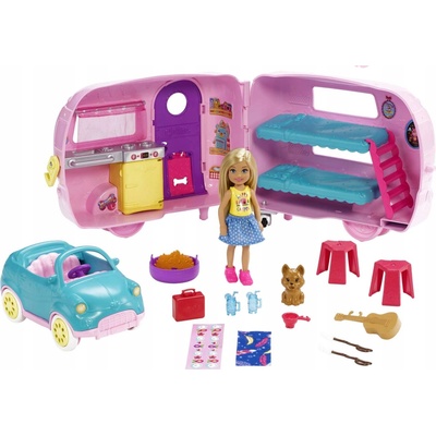 Mattel barbie Chelsea v karavanu FXG90
