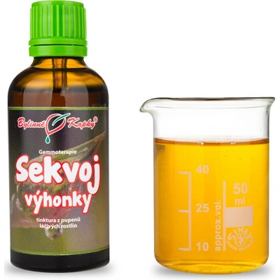 Bylinné kapky Sekvoj výhonky Bylinné kvapky gemmoterapia tinktúra z púčikov a mladých výhonkov 50 ml