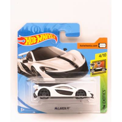 Mattel Hot Wheels McLaren P1 biely