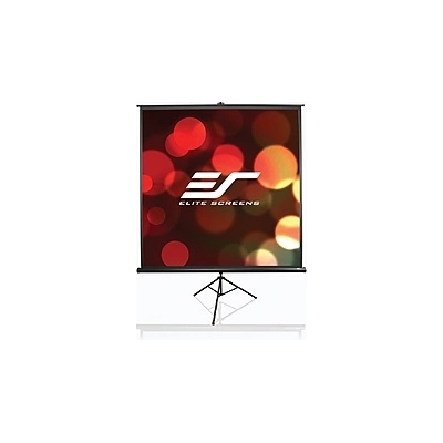 Hama Екран за стена Roll-up, 175 x 175 cm; 1: 1, мобилен, за таван или стенен монтаж, бял (HAMA-21576)
