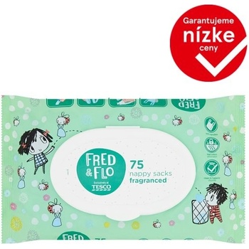 Fred & Flo Vrecká na použité plienky parfumované 75 ks