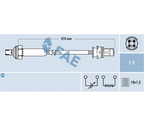 Lambda sonda FAE 77354