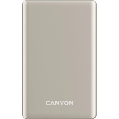 CANYON Power Bank, CANYON, OnPower 510 slim Magnetic, 10000 mAh, PD20W, Beige (CNS-CPB510BE)