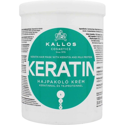 Kallos Keratin регенерираща маска За коса 1000 мл