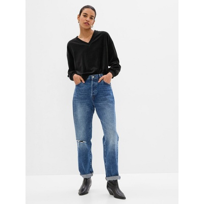GAP Кадифен суитшърт GAP GAP | Cheren | ЖЕНИ | XS