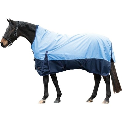 HKM Lehká výběhová deka Norwich 600D High Neck navy light blue – Zboží Mobilmania