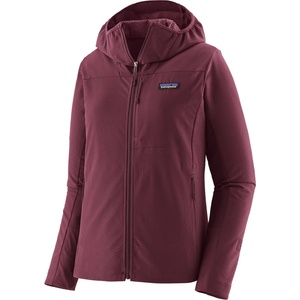 Patagonia Дамско софтшел яке Patagonia Women's R1 Crossstrata Hoody Softshell jacket - Berry Fig (103-2877-0412)