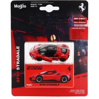 Maisto Ferrari Sf90 Stradale Hybrid 2019 Red 1:64