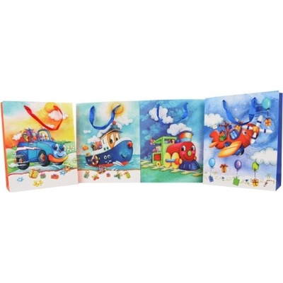 Lamps Dárková taška dopravní prostředky 33 x 26,5 x 10 cm