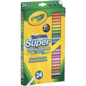 Crayola Crayola: Комплект от 6 измиваеми маркера с тънки върхове (7551)