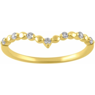 Eppi Zlatý prsten s lab grown diamanty Eveline R49230