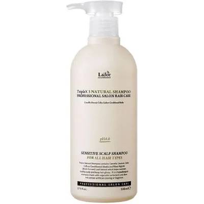 Lador TripleX3 Natural Shampoo Bezsulfátový šampon na Vlasy 530ml