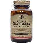 Solgar Хранителна добавка Червена боровинка с витаминЦ , Solgar Natural Cranberry Extract with Vitamin C, 60vcaps
