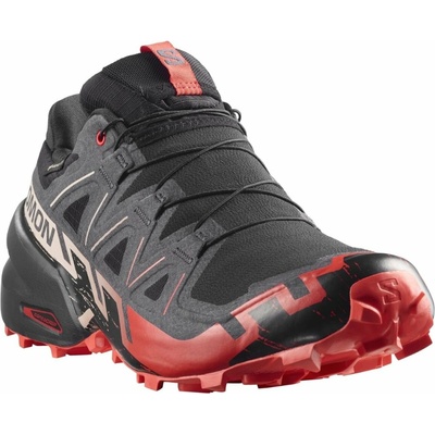 Salomon Speedcross 6 GTX M L49226000 black/fiery red/almond milk – Hledejceny.cz