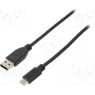 Goobay 55467 USB 2.0, USB A vidlice, USB C vidlice, niklovaný, 0,5m