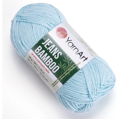 YarnArt Jeans Bamboo 119 - světlá azurová