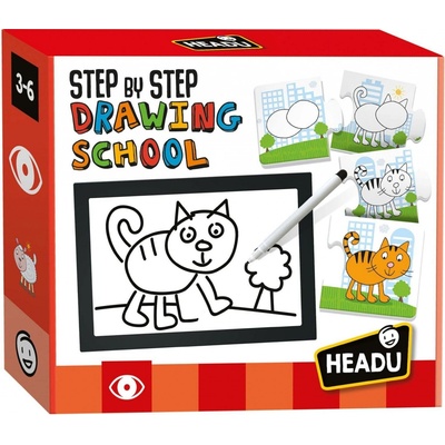 Headu Step by Step Škola kreslení 10 x 4 dílků