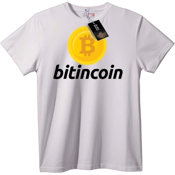 NOONEBRAND Тениска Bitcoin - 6XL, White