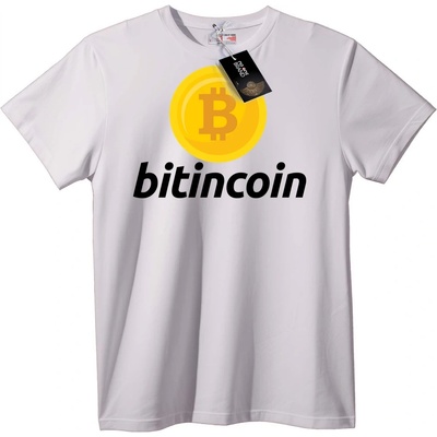 NOONEBRAND Тениска Bitcoin - 6XL, White