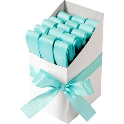 Ditipo Stuha dekorační taftová 15 mm x 3 m - tyrkysová - 2815005 – Zboží Dáma